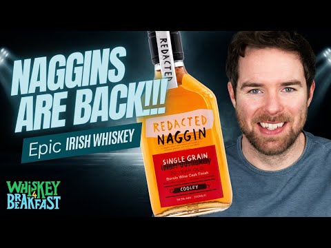 Whiskey4Breakfast YouTube Review Irish Whiskey Naggin by Redacted Whiskey